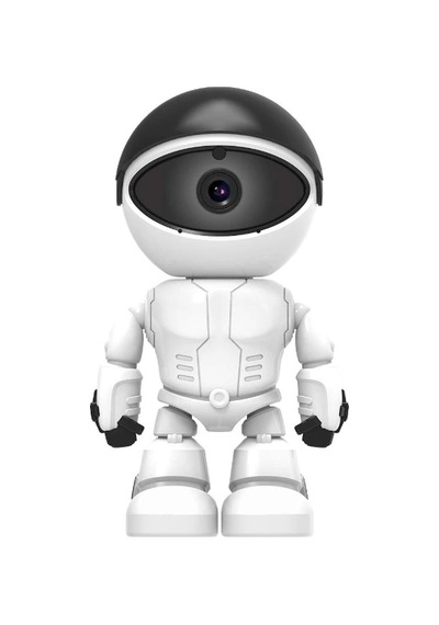 Robot Görünümlü Wi-fi Bebek Kamerası Beyaz
