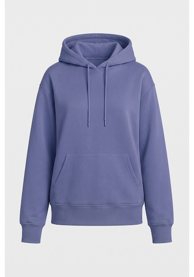 TOMMYLIFE Standart Kapüşonlu 2li Paket Ekru-eflatun Kadın Sweatshirt - 97321 Ekru - Mor