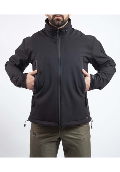 Vav Wear Tactical Outdoor Softshell Erkek Mont Shellht04 Siyah