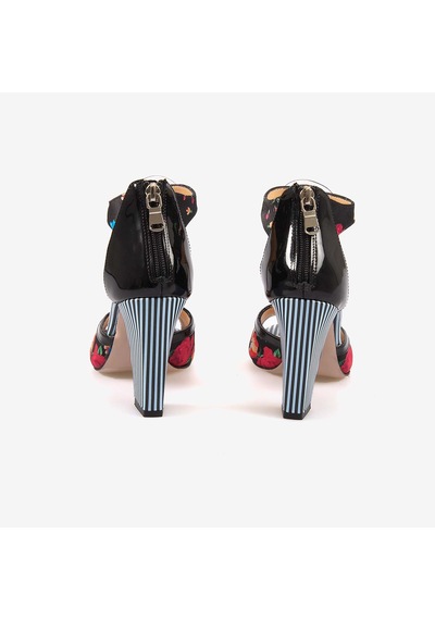 Hawen Angels Kadın Kösele Taban 11cm Topuklu Ayakkabı 6564-144-v1 Çok Renkli