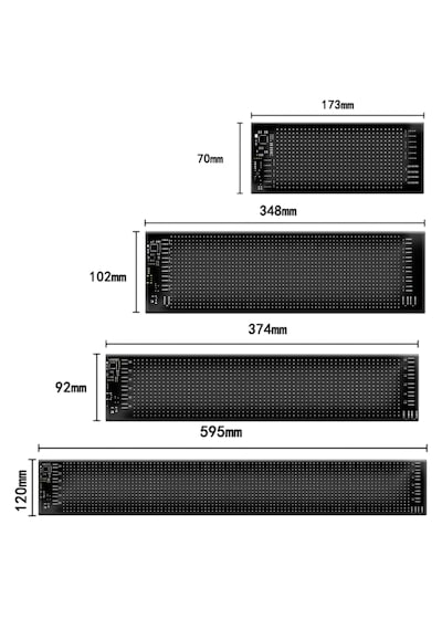 Matrix Esnek Panel Led Cama Yapışır Uygulama İle Kontrol 37cm Matrix Esnek Panel Led Cama Yapışır Uygulama İle Kontrol 37cm
