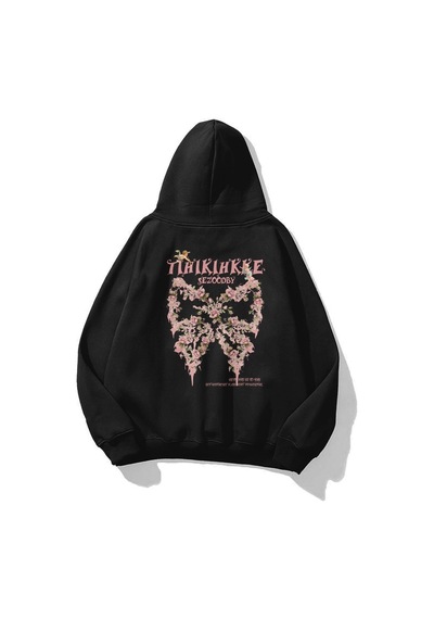 Tarzsokak Kadın Tihikihkke Sweatshirt Siyah