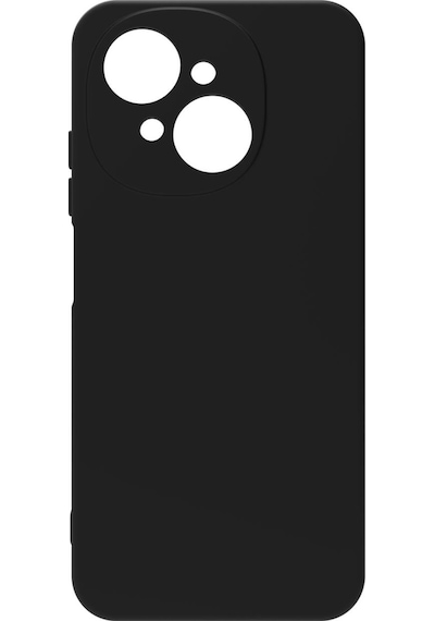 Tecno Spark Go 1 Kılıf Kamera Korumalı Silikon Rubber Arka Kapak Siyah