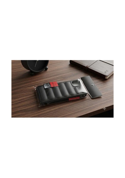 İphone 11 Uyumlu Siyah Puffer Şişme Silikon Kılıf, Bksft85-08a634