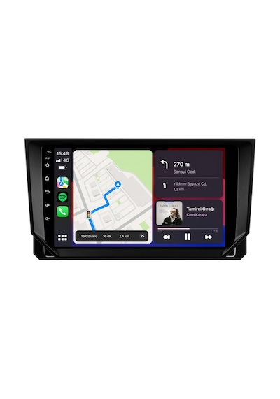 Seat Arona 2017-2020 Android Multimedya Carplay Android Auto Navigasyon Kameralı 6gb Ram 64gb 9"