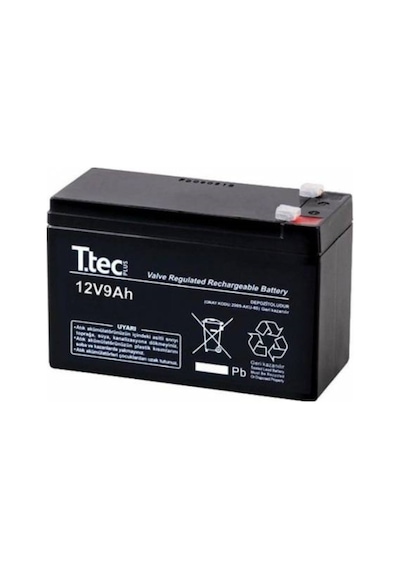 Ttec 12V 9Ah Bakımsız Kuru  Akü
