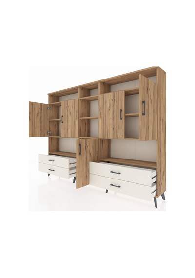 Arges Dolap 12 Raflı 4 Çekmeceli 5 Kapaklı 220x30x163 Çam-çam/aytaşı Atlas Çam/aytası - Atlas Çam Arges Dolap 12 Raflı 4 Çekmeceli 5 Kapaklı 220x30x163 Çam-çam/aytaşı Atlas Çam/aytası - Atlas Çam