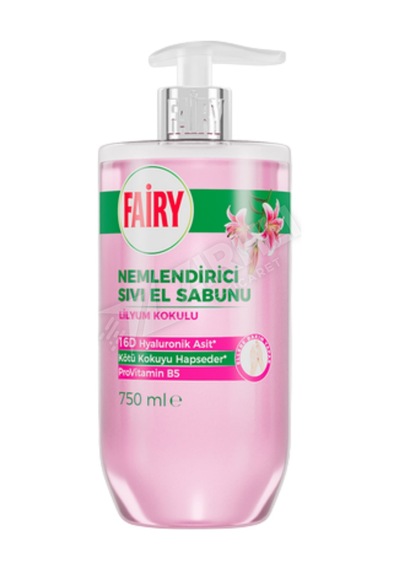 4 Adet Fairy Sıvı Sabun Lilyum 750 Ml