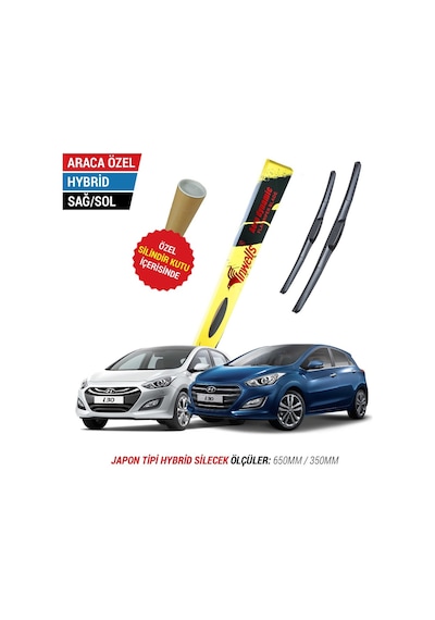 İnwells Hybrid Hyundai i30 Silecek Takımı (2012-2017)
