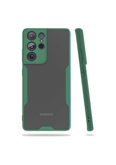 Galaxy S21 Ultra Kılıf Zore Parfe Kenarları Pastel Renk Silikon