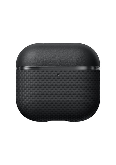 Apple Uyumlu AirPods Pro 2 Kılıf 1500d Aramid Fiber Pitaka Ultra-slim Classic Serisi Black-grey Twill Siyah-gri