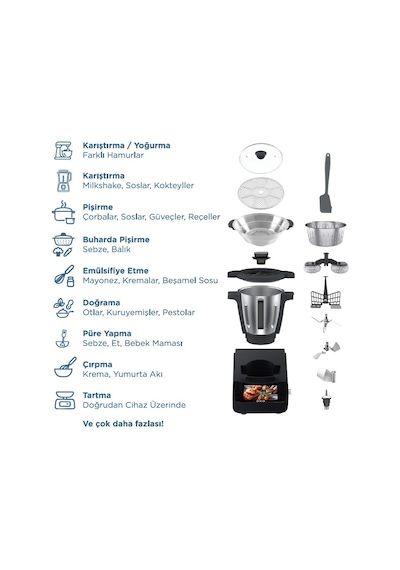Onvo OVTC01 Thermocooker 700 W Çok Fonksiyonlu Akıllı Mutfak Robotu