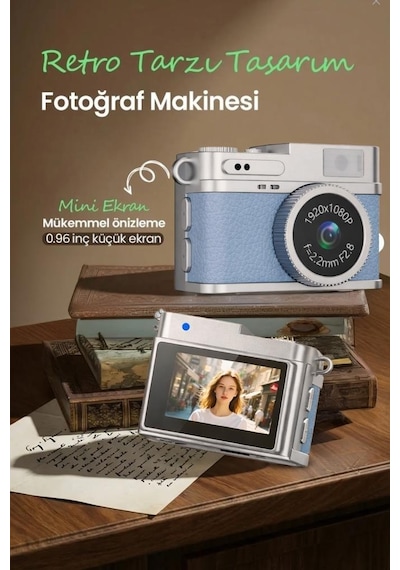 Torima CMR35 Mini Anahtarlık 1080P Dijital Fotoğraf Video Kamera