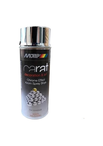 Motip Carat Krom Efekt Akrilik Sprey Boya 400ml.