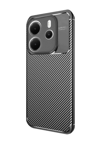 Xiaomi Redmi Note 14 4g Kılıf Auto Focus Karbon Kapak