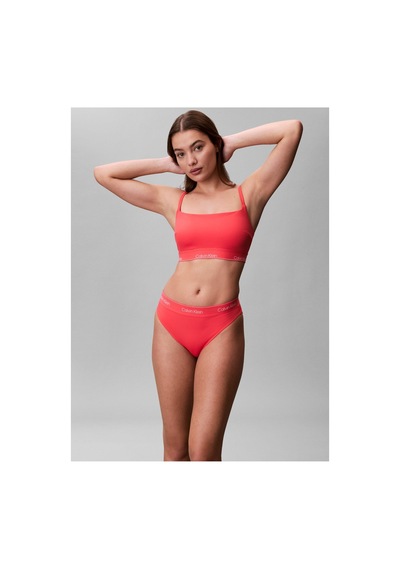 Calvin Klein Pembe Kadın Bikini Üst Square Neck Bralette-16165