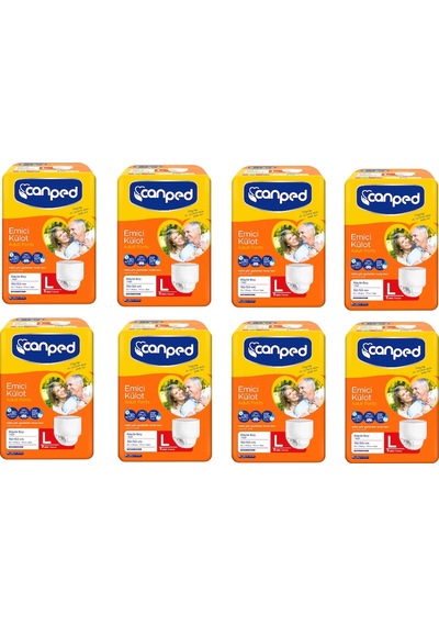Canped Emici Külot Hasta Bezi Büyük Boy L 8 x 8 64 Adet
