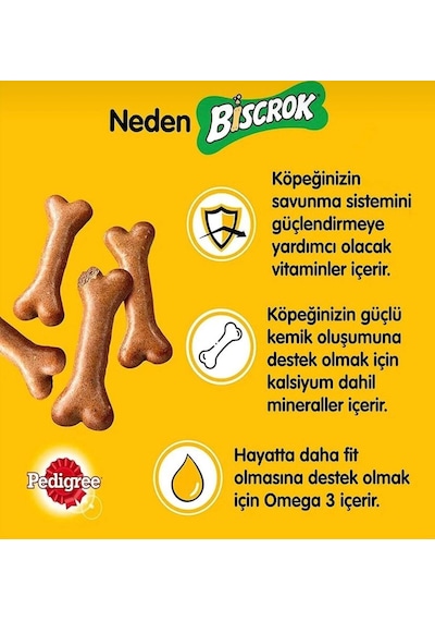 Pedigree Pedigre Biscrok Köpek Ödül Bisküvisi 2 Adet X 200 Gr Ödül Maması