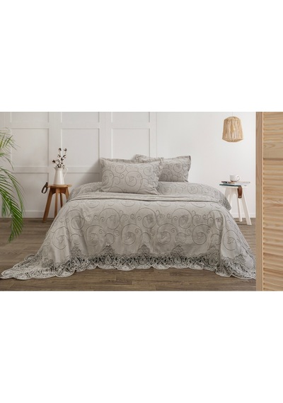 Anna Karina Home Consept İsabella 3 Parça Pike Takımı / Pique Set Beyaz