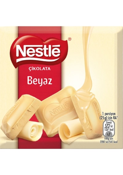 Nestle Classic Kare Beyaz Çikolata 6 x 60 G
