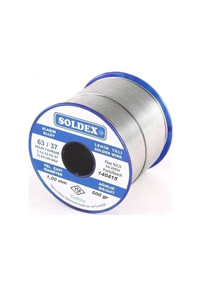 63-37 Lehim Teli 200 Gr 1 Mm, Sn: 63 - Pb: 37