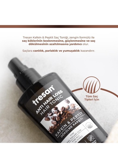 Kafein & Peptit Dökülme Karşıtı Saç Toniği 125 Ml