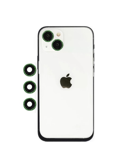 Newface Apple İphone 14 Shine Kamera Lens - Yeşil
