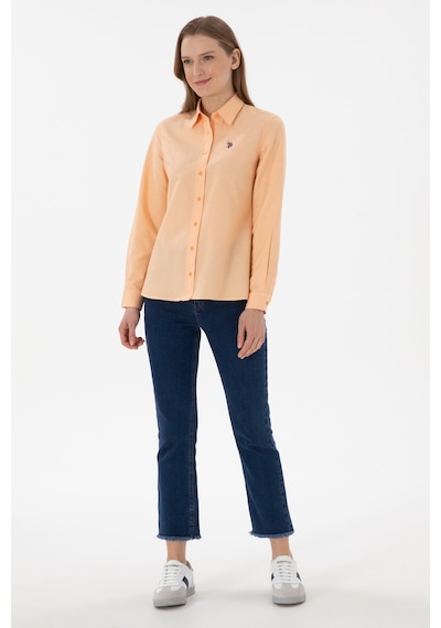 U.s. Polo Assn. Kadın Kavun Gömlek Basic 50307726-vr202 Kavun