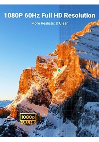 Hdmı Dvı 1080p Çift Yönlü Görüntü Aktarma Kablosu, 1 Metre