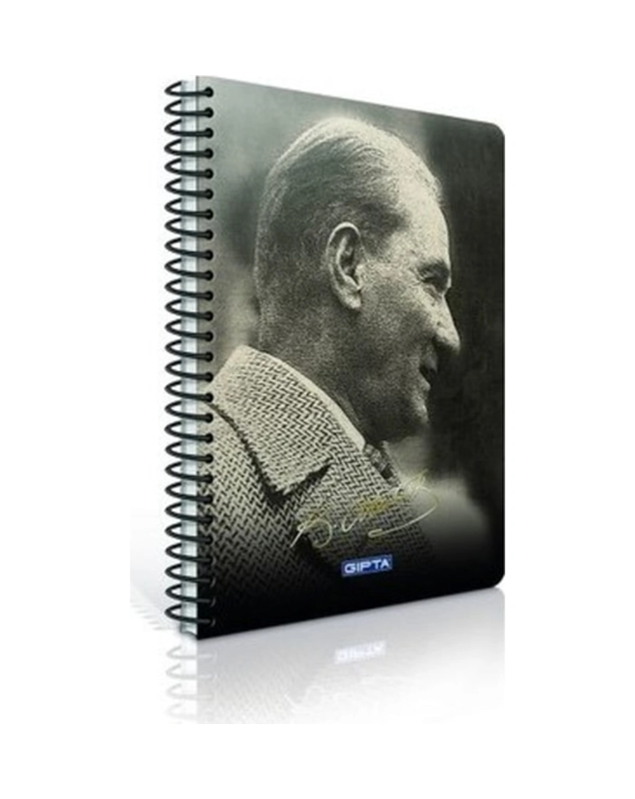 Atatürk Sert Kapak Spiralli A4 100 Yaprak Kareli Defter
