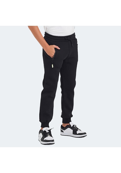 Slazenger  LAMIS Çocuk Fermuar Cepli Siyah Eşofman  Altı