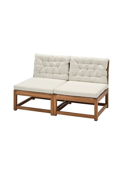 Ikea Nämmarö Bahçe Koltuğu Sırtlığı, Açık Kahverengi, 60x56 Cm