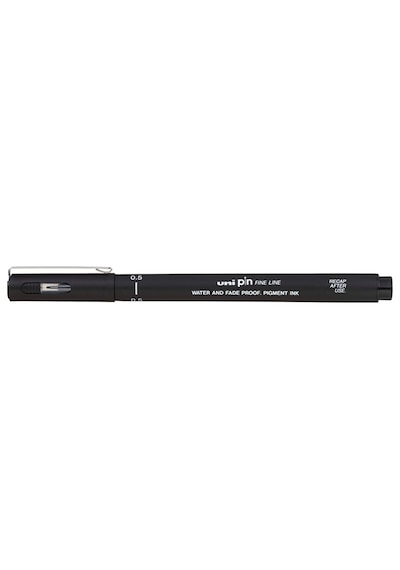 Uni Pin Su Bazlı Teknik Çizim Kalemi Siyah 0.5 Mm