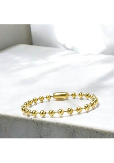 6mm Çelik Top Zincir Bileklik 8948 Altın