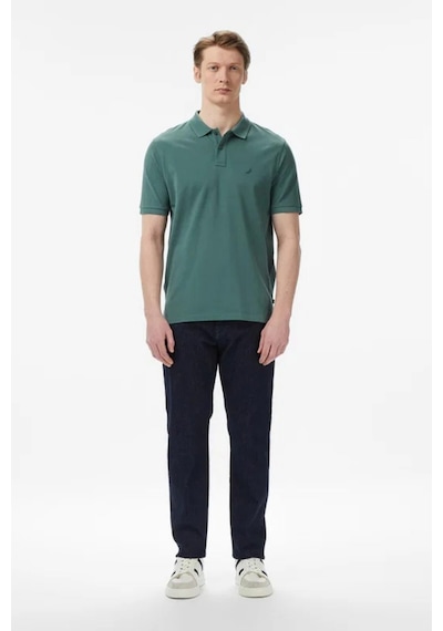 Nautica Erkek Yeşil Regular Fit Polo Yaka T-shirt-14583