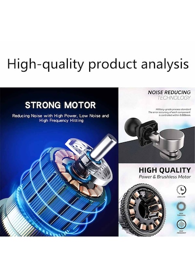 Unıden X-pro 4 Masaj Tabancası Sessiz Ultra Güçlü Dokunmatik Led Gri
