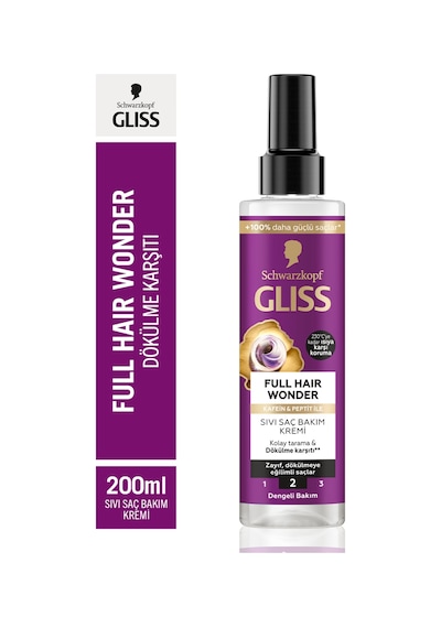 Gliss Full Hair Wonder Saç Dökülme Karşıtı Sıvı Saç Kremi 200 Ml 4015100862782-6359