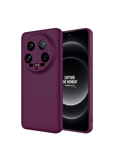 Kilifone - Xiaomi Uyumlu Mi 14 Ultra - Kılıf İçi Kadife Koruyucu Mara Lansman Kapak - Koyu Mor