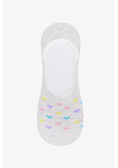 Penti Colorful Heart 3lü Babet Çorabı Çok Renkli