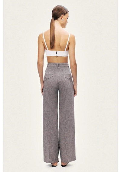 N26yn3499 Nocturne Pantolon Gri Melange