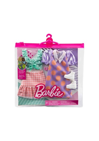 Barbie'nin Kıyafet Koleksiyonu 2'li Paketler / +3 Yaş