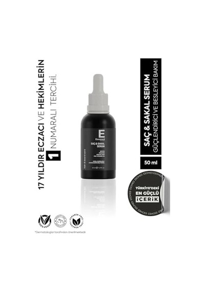 Tr Saç Ve Sakal Dökülmesine Karşı Saç Ve Sakal Kıl Uzatıcı Serum Bitkisel Saç Sakal Serumu 50ml