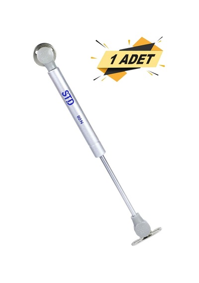 Std Dolap Amortisörü Gazlı Piston Kapak Hidroliği 27 Cm 80n Metalik