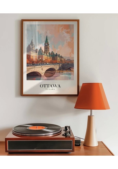 Çerçevesiz Poster Kanada Ottawa İ