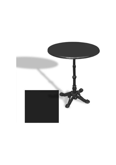 Çipa 1002 Döküm Ayak Yuvarlak Masa Çap 80cm - Werzalit, Wermodin Ve Allzalit Tabla - Siyah Çok Renkli Çipa 1002 Döküm Ayak Yuvarlak Masa Çap 80cm - Werzalit, Wermodin Ve Allzalit Tabla - Siyah Çok Renkli