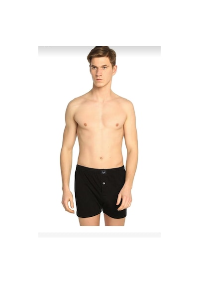Tutku 0117 Erkek Penye Düz Boxer 12 Adet 001