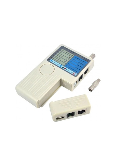 Kablo Test Cihazı Rj11 Rj45 Usb Bnc Lan Ağ Kablosu Test Cihazı