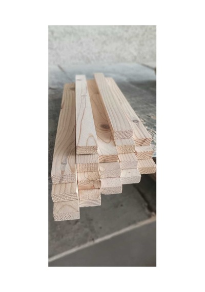 Silinmiş Çam Çıta 5 Adet 2 Cm X 4 Cm X 25 Cm - 262969955 400 x 2500