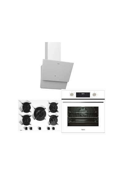 Teka  Hak 625 Börek Şefim Wh-GBC 75030 WH-TVT 60.1 Wh Beyaz Ankastre Set