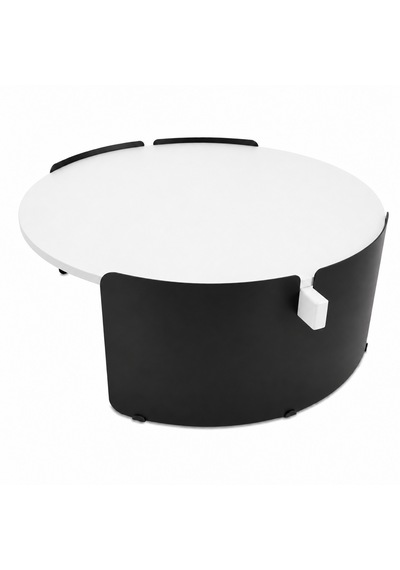 Orbit Yuvarlak Orta Sehpa Çap 90cm Beyaz Ve Siyah Metal Ayak 35cm Modern Tasarım Dekoratif Beyaz - Siyah Orbit Yuvarlak Orta Sehpa Çap 90cm Beyaz Ve Siyah Metal Ayak 35cm Modern Tasarım Dekoratif Beyaz - Siyah